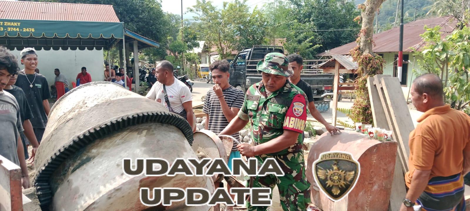 Babinsa Koramil 1602-01 Tingkatkan Sinergi dengan Masyarakat Lewat Karya Bhakti dan Pamwil