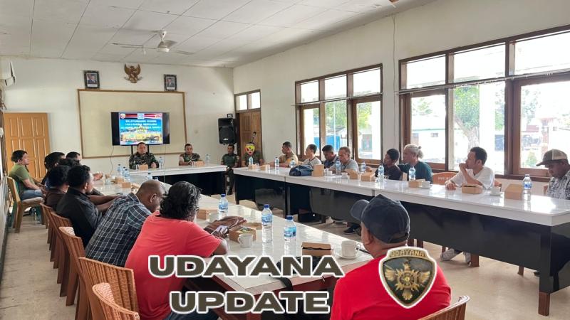 Kodim 1603/Sikka Menggelar Pertemuan Dengan Aliansi Wartawan Sikka, Dukung Kemajuan Wilayah.