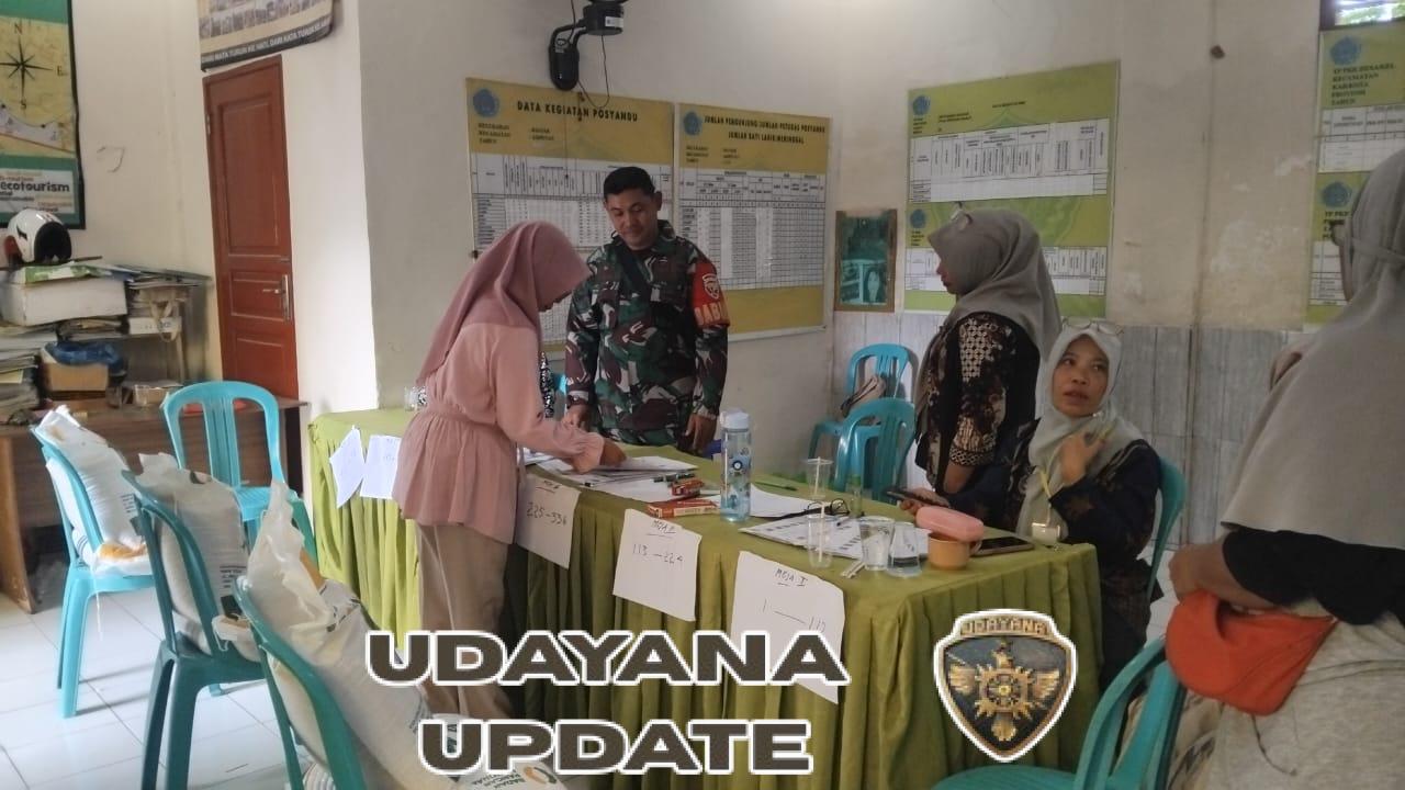 Babinsa Beri Materi Wasbang, Tanamkan Semangat Nasionalisme Sejak Dini