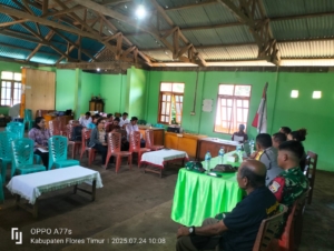 Sinergi TNI-Polri, Warga Lamanabi Diberi Penyuluhan Hukum