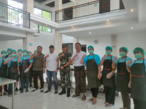Dandim Tabanan Pastikan Kesiapan Dapur Sehat SPPG untuk Anak Sekolah di Banjar Carik