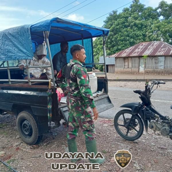 Koramil 1621-04/Amanatun Utara Pastikan Keamanan dan Kesehatan Masyarakat