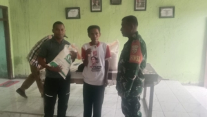 Babinsa Koramil Reok Kawal Program Ketahanan Pangan di Kecamatan Reok