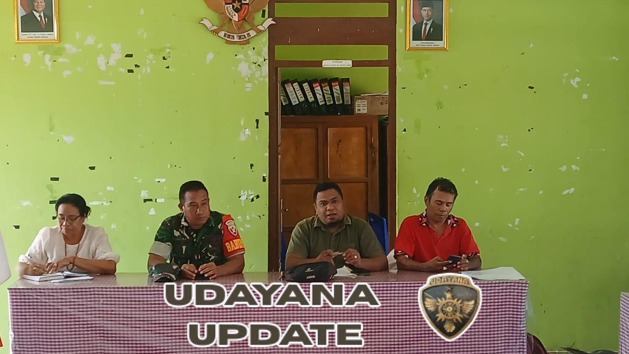 Babinsa Pahunga Lodu Hadiri Sosialisasi Pra Pekerjaan Fisik di Desa Kaliuda
