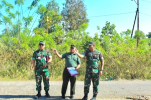 Dandim 1618/TTU Bersama Tim Kemhan, Tinjau Langsung Lahan Pembangunan Yonif TP di Desa Naiola