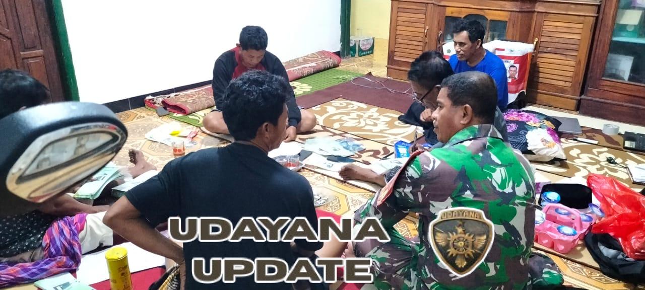 Peduli Warga, Babinsa Ranggo Dampingi Kegiatan Sosial Malam Hari