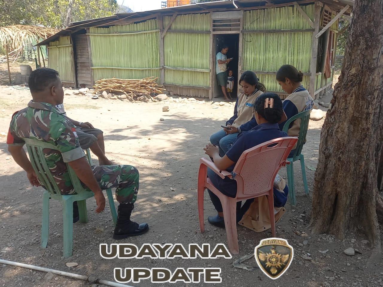 Jaga Kebersihan Lingkungan, Babinsa Koramil 1618-06/Bian Ajak Warga Lebih Peduli