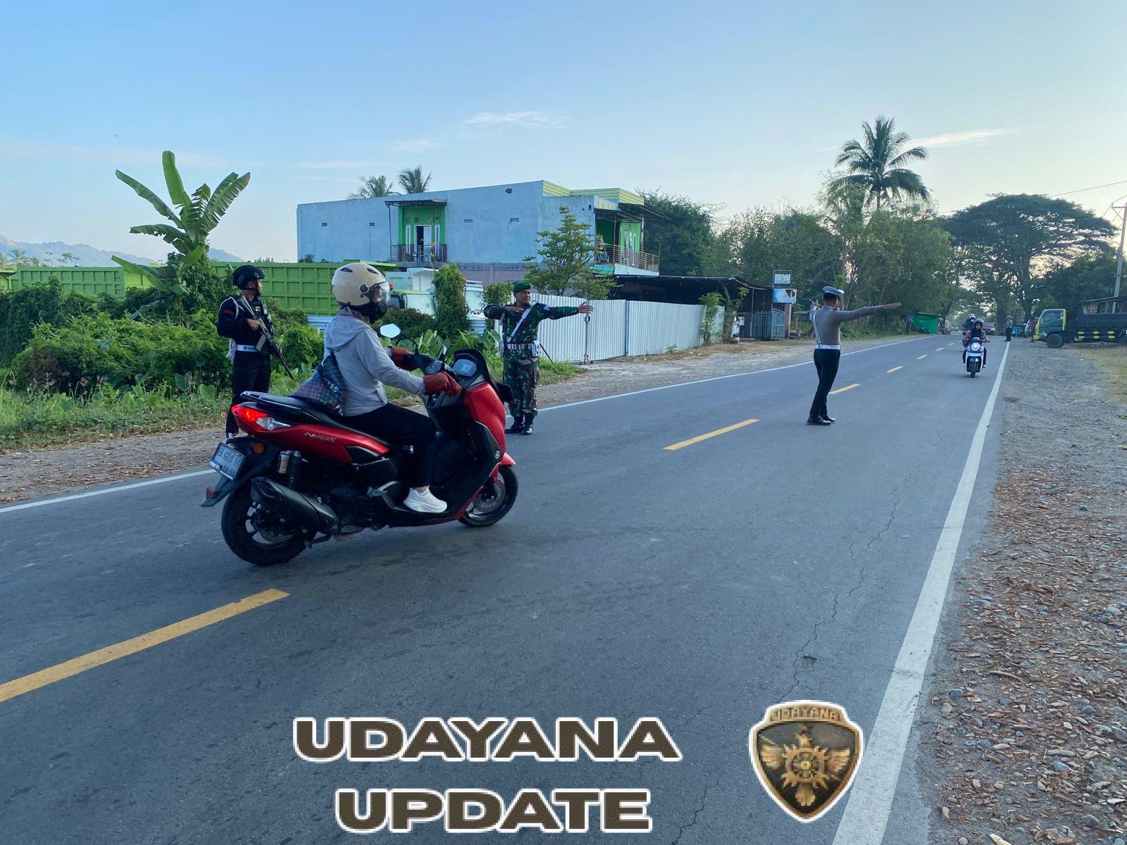 Operasi Patuh Rinjani 2025, Kodim 1628/SB dan Polres Sumbawa Barat Gelar Razia di Depan Samsat Taliwang