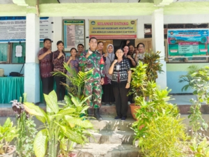 Komsos di Sekolah Babinsa Mendata Jumlah Siswa Guna Mendukung Program MBG