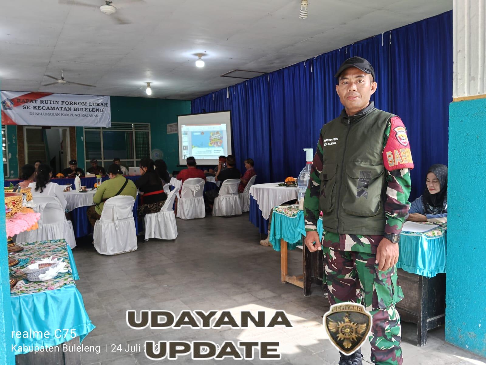 Camat Buleleng Pimpin Forum Lurah, TNI-Polri Tegaskan Komitmen Sinergi Wilayah