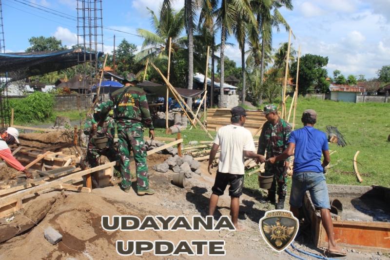 TMMD 125: Di Bawah Arahan Dan SSK Lettu Prajana, Pembangunan Tower Air Capai Progres Maksimal