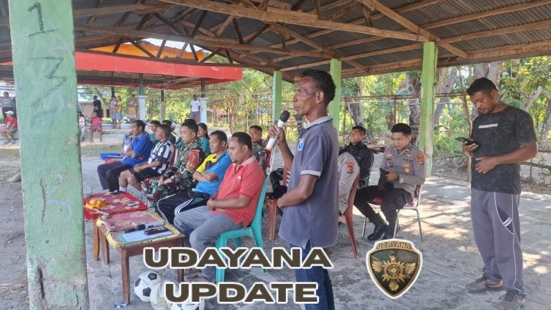 Satgas Yonif 741/GN Pos Delomil Dukung Program Pemerintah Desa Dalam Pencarian Bakat Olahraga