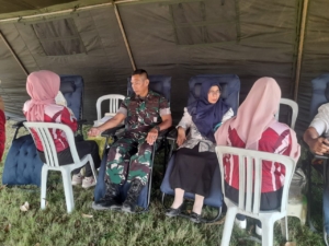 Koramil 1614-01 Dompu Antusias Donor Darah di HUT Koperasi