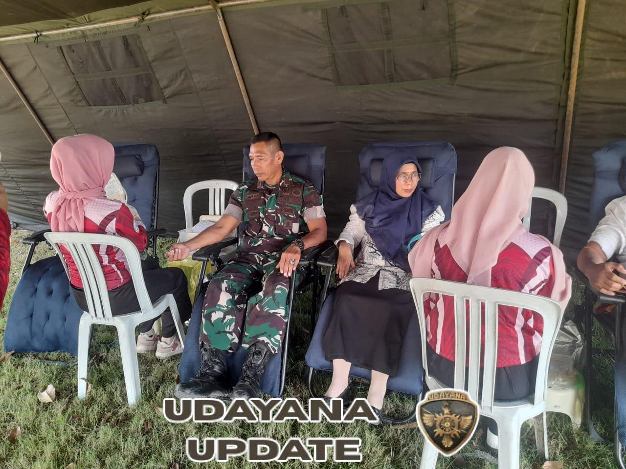 Koramil 1614-01 Dompu Antusias Donor Darah di HUT Koperasi