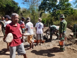 TMMD Wujud Semangat Kebersamaan dan Kemanunggalan TNI Dengan Rakyat