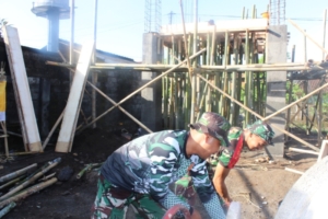 Komando Dansatgas TMMD 125, Tower Air Bersih Jadi Penopang Kehidupan Warga Batuan