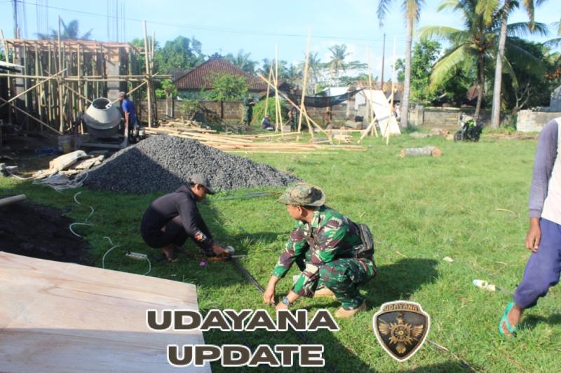 Komando Dan SSK Jadi Kunci Sukses Pembangunan Tower Air TMMD di Banjar Bucuan