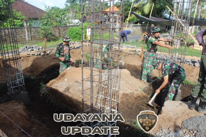 TMMD 125 Sukses Berkat Peran Aktif Danramil Sukawati di Proyek Jalan dan Air Bersih