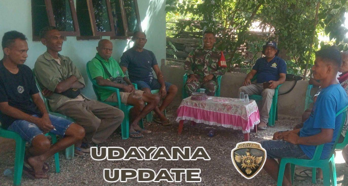 Cegah Rabies, Babinsa Koramil 1618-04/Bisel Ajak Warga Desa Fatoin Lebih Waspada