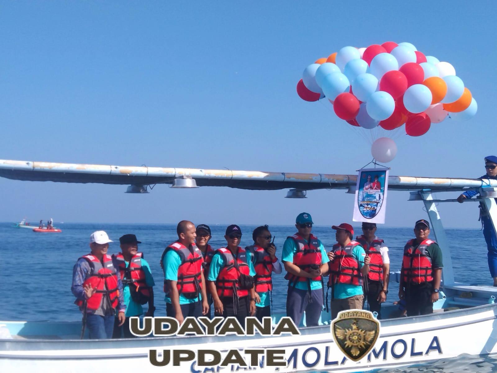 Dandim 1609/Buleleng Hadiri Lomba Perahu Layar Lovina Festival 2025, Kobarkan Semangat Bahari