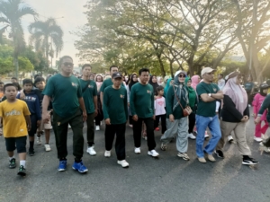 Danramil Taliwang Ikuti Car Free Day Harkopnas ke-78 dan Launching Koperasi Syariah