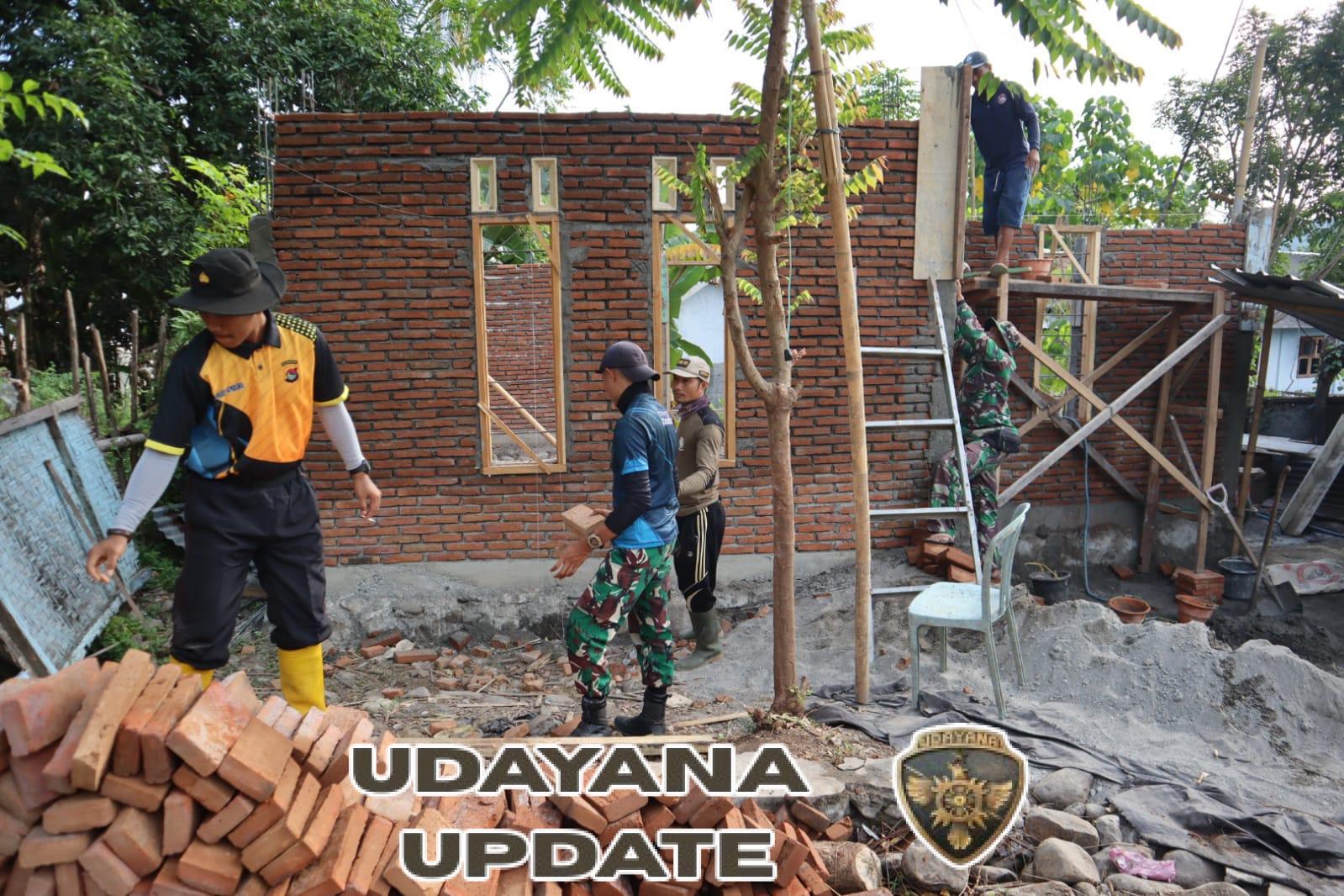 Langkah Cepat Satgas TMMD, Pembangunan RTLH Tembus 45 Persen