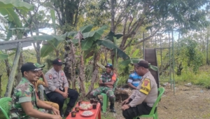 Diskusi Penuh Solusi Babinsa Bersama Kepala Desa Binafun