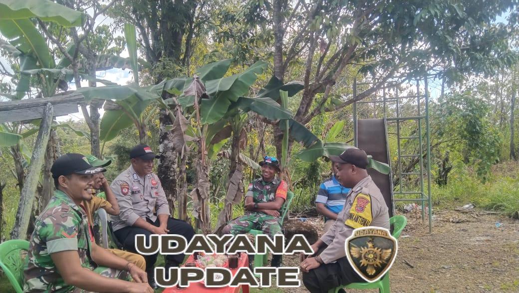 Diskusi Penuh Solusi Babinsa Bersama Kepala Desa Binafun