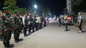 Apel Kesiapan TNI-POLRI di Kota Bima Gelar Patroli Gabungan Cipta Kondisi Malam Minggu