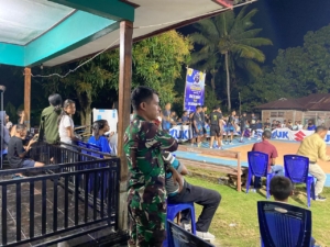Babinsa Koramil 1602/01 Ende Amankan Turnamen Imapare Cup VIII di Desa Jegharangga