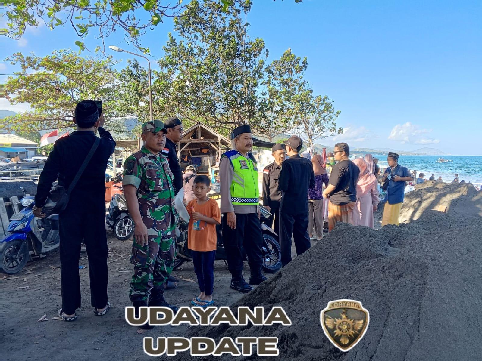 Pastikan Situasi Pelabuhan Kondusif, Babinsa Kampung Kusamba Monitoring Pelabuhan Angkal Fast Cruise