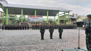 Letkol Inf Eky Anderson Pimpin Upacara Bendera di Kodim 1615/Lombok Timur