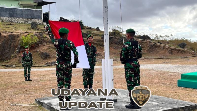 Upacara Bendera Rutin Senin Kodim 1627/Rote Ndao