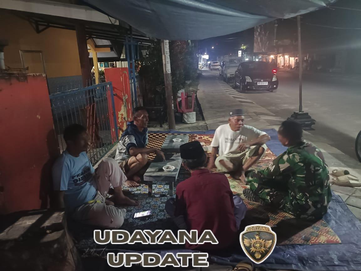 Piket Koramil 1628-01/Taliwang Laksanakan Patroli Malam Jaga Ketertiban Lingkungan