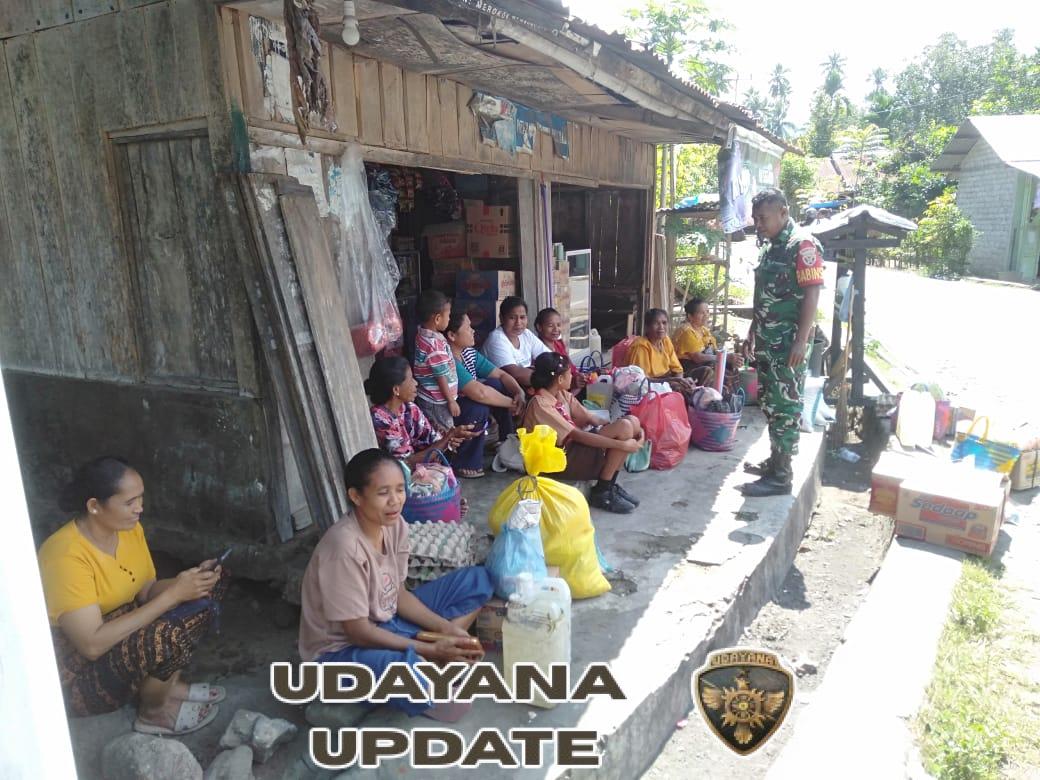 Kodim 1602/Ende Perkuat Sinergi TNI-Rakyat melalui Komsos di Desa Rukuramba