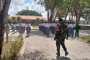 Babinsa Koramil 1618-04/Bisel Seleksi Siswa Paskibra di Insana