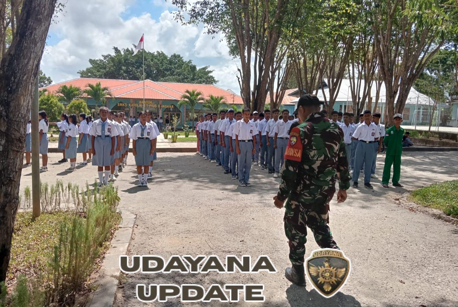 Babinsa Koramil 1618-04/Bisel Seleksi Siswa Paskibra di Insana