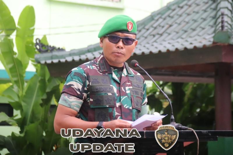 Kodim Klungkung Gelar Acara Penyerahan Jabatan Danramil, Pindah Satuan Dan Penerimaan Anggota Baru