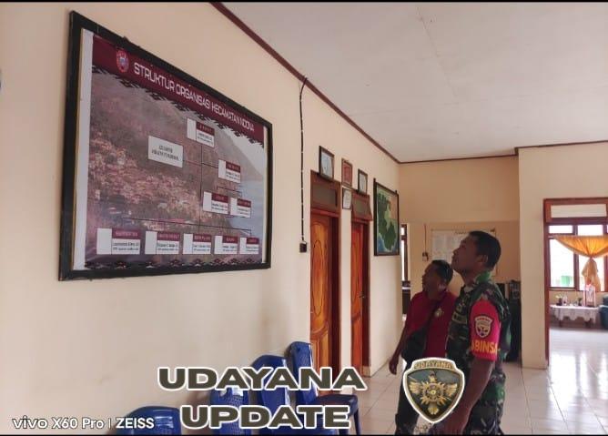 Komsos dan Pamwil Babinsa Kodim 1602/Ende Dukung Stabilitas Wilayah Kecamatan Ndona