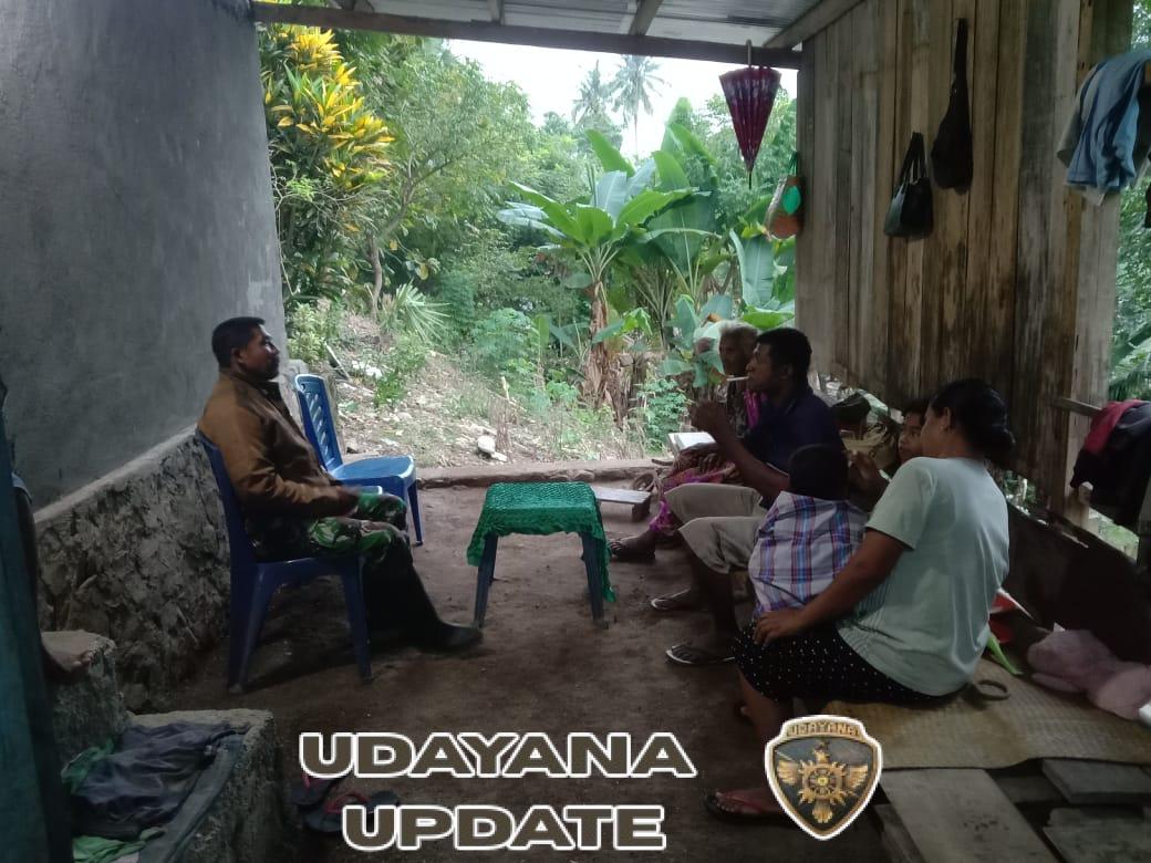 Koramil 1621-04/Amanatun Utara Pastikan Keamanan dan Kesehatan Masyarakat Desa Bokong
