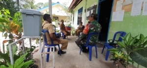 Perkuat Kolaborasi, Babinsa dan Perangkat Desa Duduk Bersama