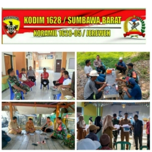 Babinsa Jajaran Koramil Sumbawa Barat Intensif Laksanakan Komsos di Desa Binaan