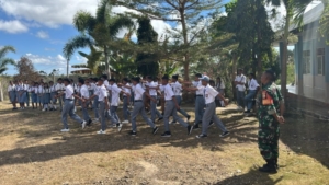 Kegiatan Seleksi Paskibraka Berjalan Aman di SMA N 1 Nggoa