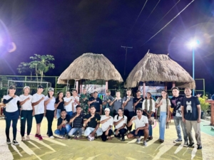 Serka Carlos Cardoso Dukung Edukasi Anti Narkoba dan HUT ke-12 Desa Letmafo Timur