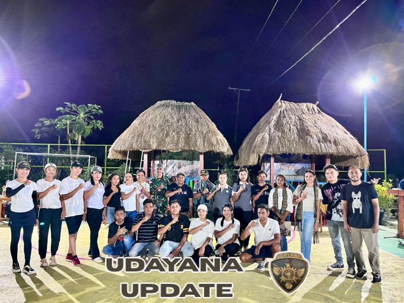 Serka Carlos Cardoso Dukung Edukasi Anti Narkoba dan HUT ke-12 Desa Letmafo Timur