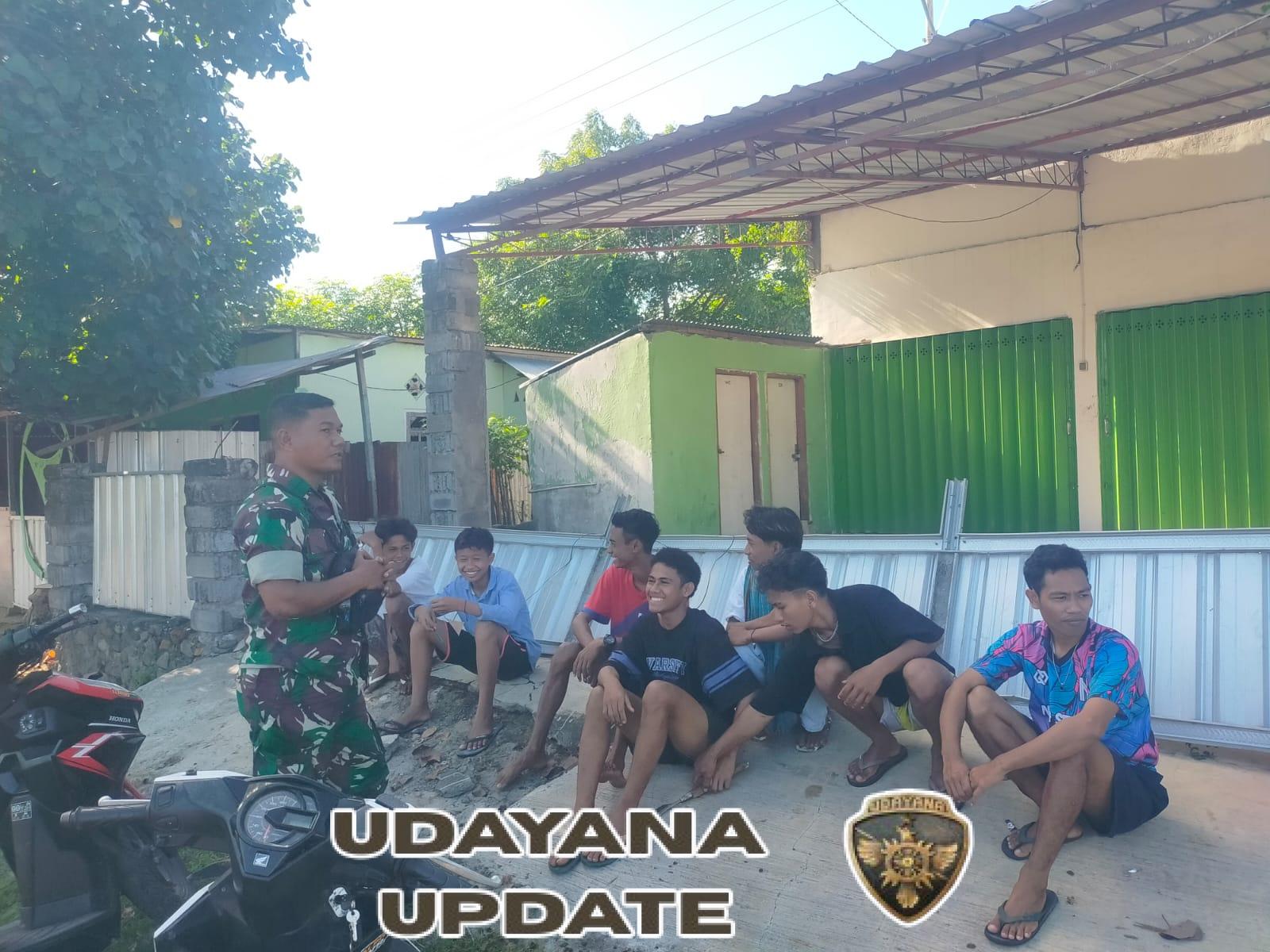 Babinsa Koramil 1614-03 Hu’u Imbau Remaja Jauhi Miras dan Narkoba