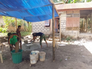 Program Tambahan TMMD: Rehab Rumah di Kiraman