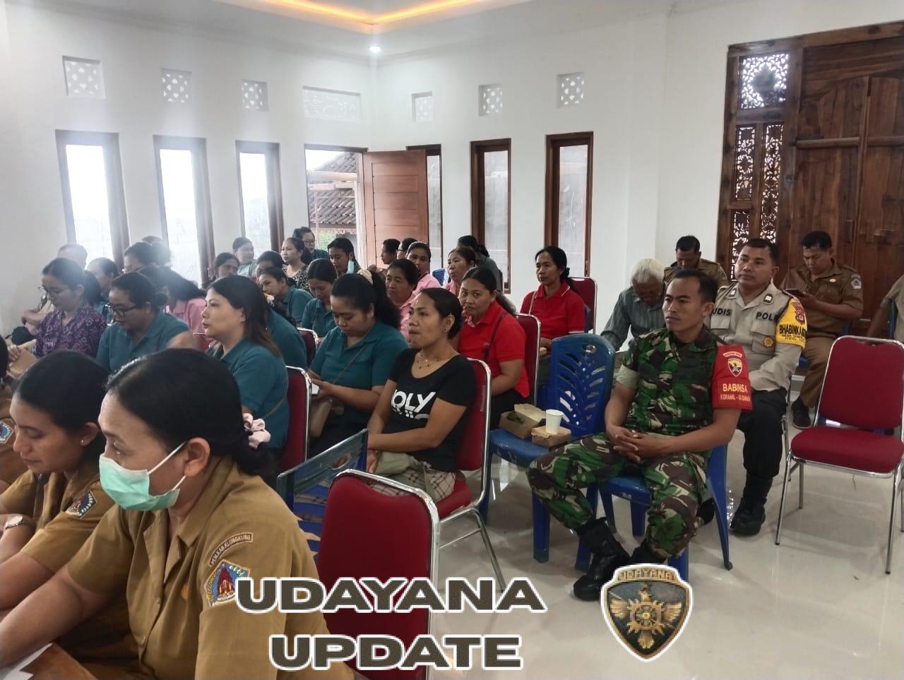 Komitmen TNI Tingkatkan Kualitas Kesehatan, Babinsa Sampalan Klod Hadiri Musdes Survey Mawas Diri