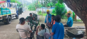 Babinsa Ende Kunjungi Kantor PLN Nangapanda, Bahas Keamanan dan Kerjasama Wilayah