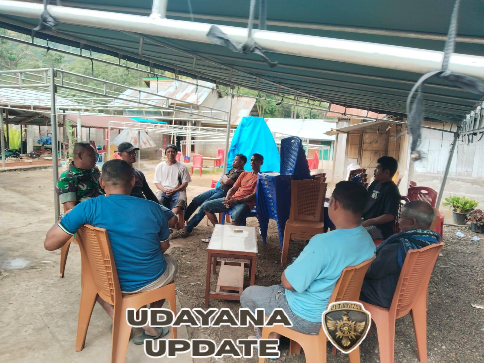 Babinsa Serka Wagimin Perkuat Kemanunggalan TNI-Rakyat di Wilayah Binaan